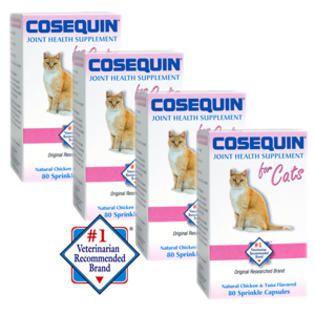 Nutramax Cosequin® for Cats, 80 Sprinkle Capsules, 4 Pack   Pet