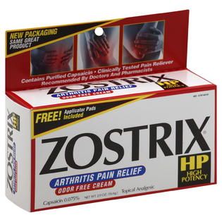 Zostrix  Arthritis Pain Relief, Odor Free Cream, 2 oz (56.6 g)