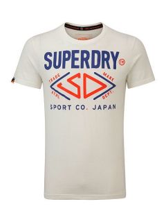 Superdry Sports Co Japan Print Crew Neck Regular Fit T Shi
