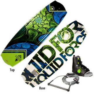 Liquid Force Trip Wakeboard With Trip Bindings And Rope 97805