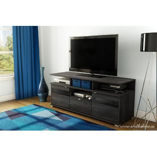South Shore City Life II TV Stand Gray Oak   Home   Furniture   Game