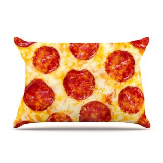 Pizza My Heart by KESS Original Pepperoni Cheese Cotton Pillow Sham