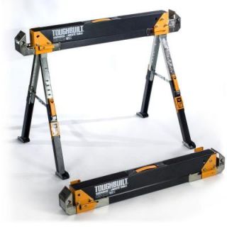 TOUGHBUILT 5.51 in. Adjustable Folding Sawhorse TB C700