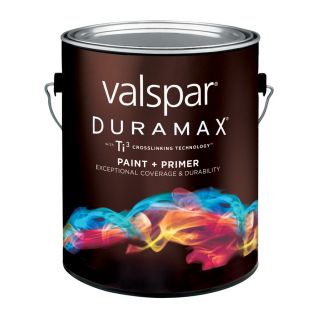 Valspar Duramax Duramax White Satin Latex Exterior Paint (Actual Net Contents 128 fl oz)