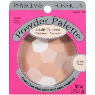 Physicians Formula All Skin Tones Translucent 1640 Powder Palette Multi Colored Pressed Powder .3 Oz