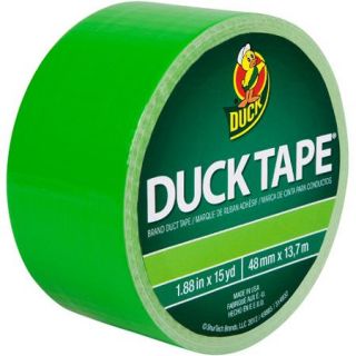 Duck Brand Duct Tape, 1.88" x 15 yard, Green Neon