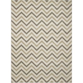 Concord Global Manhattan Ivory Rectangular Indoor Woven Area Rug (Common 8 x 11; Actual 94 in W x 126 in L x 7.83 ft Dia)