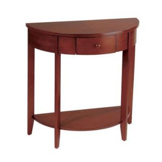OSPdesigns 31 in. Walnut Hall Console Table DISCONTINUED MA110