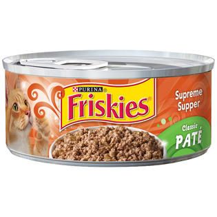 Friskies Wet Classic Pate Supreme Supper Cat Food 5.5 oz. Can   Pet