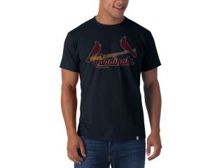 St. Louis Cardinals 47 Brand Fall Navy Soft Cotton Flanker T Shirt (L)