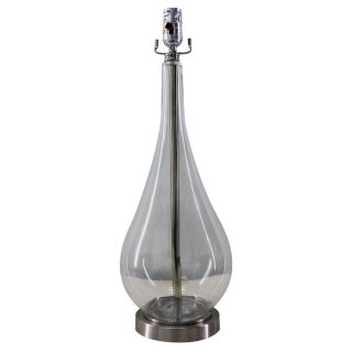 Style Selections 22 in Clear Lamp Base