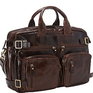 Vicenzo Leather Flex Leather Laptop Messenger Bag