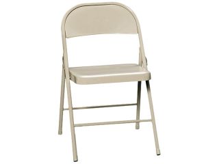 HON FC01LBG All Steel Folding Chairs, Light Beige, 4/Carton