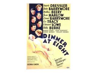 Dinner At Eight Movie Poster (11 x 17)