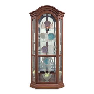 Lighthouse Serpentine Curio Cabinet