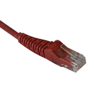 Tripp Lite 2 ft. Cat6 Gigabit Red Snagless Patch Cable RJ45M/M   TVs