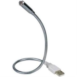 QVS USB L1S 14" Flexible USB LED Laptop Light, Silver