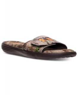 Under Armour Mens Ignite III Camo Slide Sandals from Finish Line