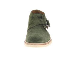 cole haan christy wedge monk chukka olive green suede