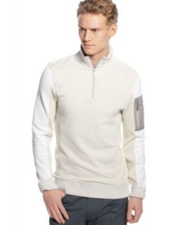 Calvin Klein Long Sleeve LOGO Quarter Zip Shirt
