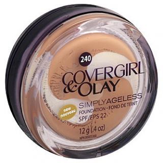 CoverGirl Simply Ageless Foundation, Natural Beige 240, 0.4 oz (12 g