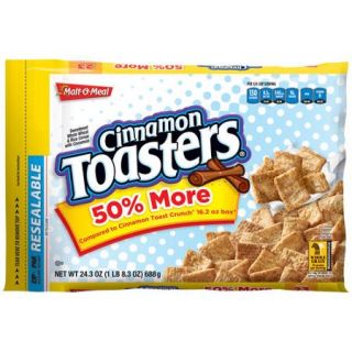 Malt O Meal Cinnamon Toasters Cereal, 24.3 oz