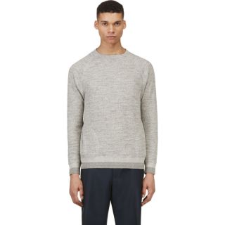 Nanamica Grey Melange Crewneck Sweater