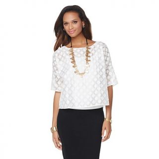 Marla Wynne Organza Box Top   7948064