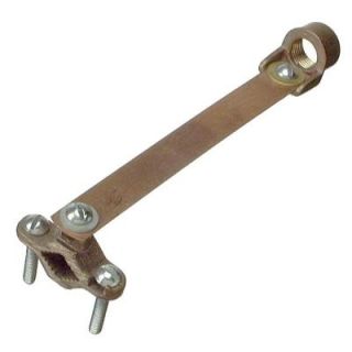 Halex 1/2 in. Hub Ground Clamp with Copper Strap 36310