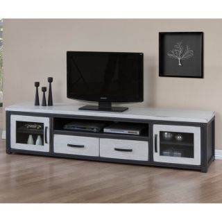 Heritage Cloudy White Entertainment Center