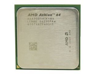 AMD Athlon 64 3000+ Venice Single Core 2.0 GHz Socket 754 ADA3000AIK4BX Processor