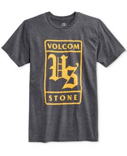 Volcom Mens Emblem Heather T Shirt   T Shirts   Men