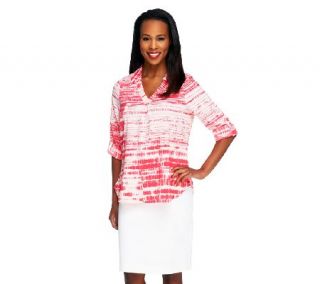 Kelly by Clinton Kelly Printed Woven Tunic —