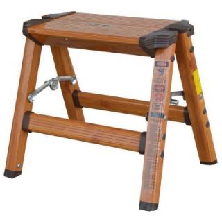 AmeriHome 1 Step Aluminum Step Stool with 225 lb. Load Capacity Type II Duty Rating 800661