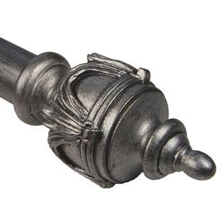 BCL  125UN28, Urn Curtain Rod, Antique Pewter Finish, 28 in. to 48 in.