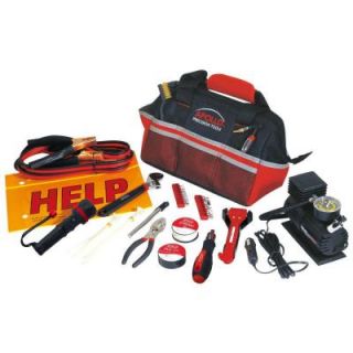 Apollo Roadside/Emergency Tool Kit with Air Compressor (53 Piece) DT9771