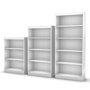 South Shore  Axess Collection 4 Shelf Bookcasen Pure White