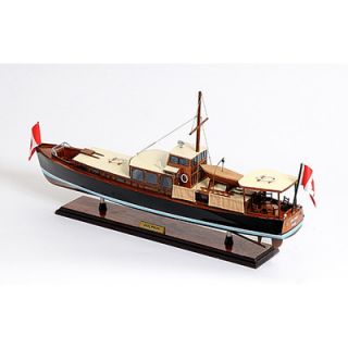 Old Modern Handicrafts Dolphin Painted Model Boat