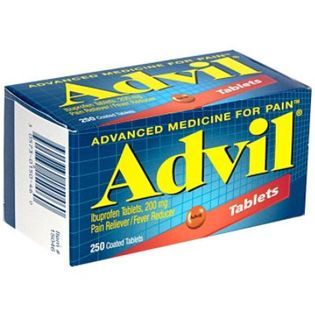 Advil  Pain Reliever/Fever Reducer, 200 mg, Coated Tablets, 250 coated