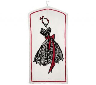Jill Martin Canvas Garment Bag w/ Dress Design   V32565 —