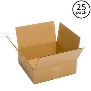 Plain Brown Box 12 in. x 12 in. x 6 in. 25 Box Bundle PRA0060B