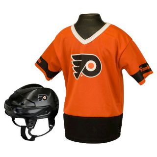 Calgary Flames Franklin Sports Hockey Uniform Set for Kids   Ages 5 9