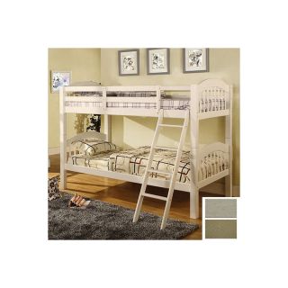 Furniture of America Coney Island White Twin Bunk Bed