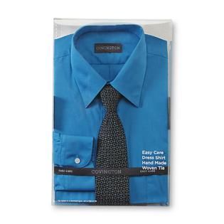 Covington Mens Dress Shirt & Necktie   Diamond