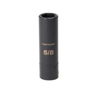 Craftsman Professional Use 5/8 in. Easy Read Impact Socket, 6 pt. Deep