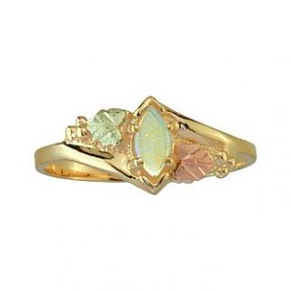 Black Hills Gold Tricolor 10k Marquise Opal Ring   Jewelry   Rings