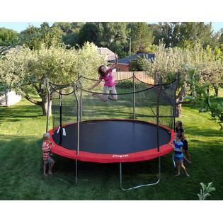 Propel Trampolines 15 Trampoline with Enclosure and Anchor Kit   Toys