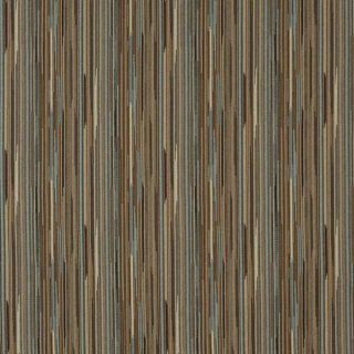 E228 Blue Burgundy Gold Abstract Striped Contract Upholstery Fabric