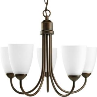 Progress Lighting Gather Collection 5 Light Antique Bronze Chandelier P4441 20