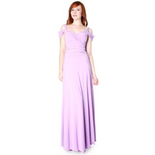 Evanese Womens Off the Shoulder Long Gown   Shopping   Top